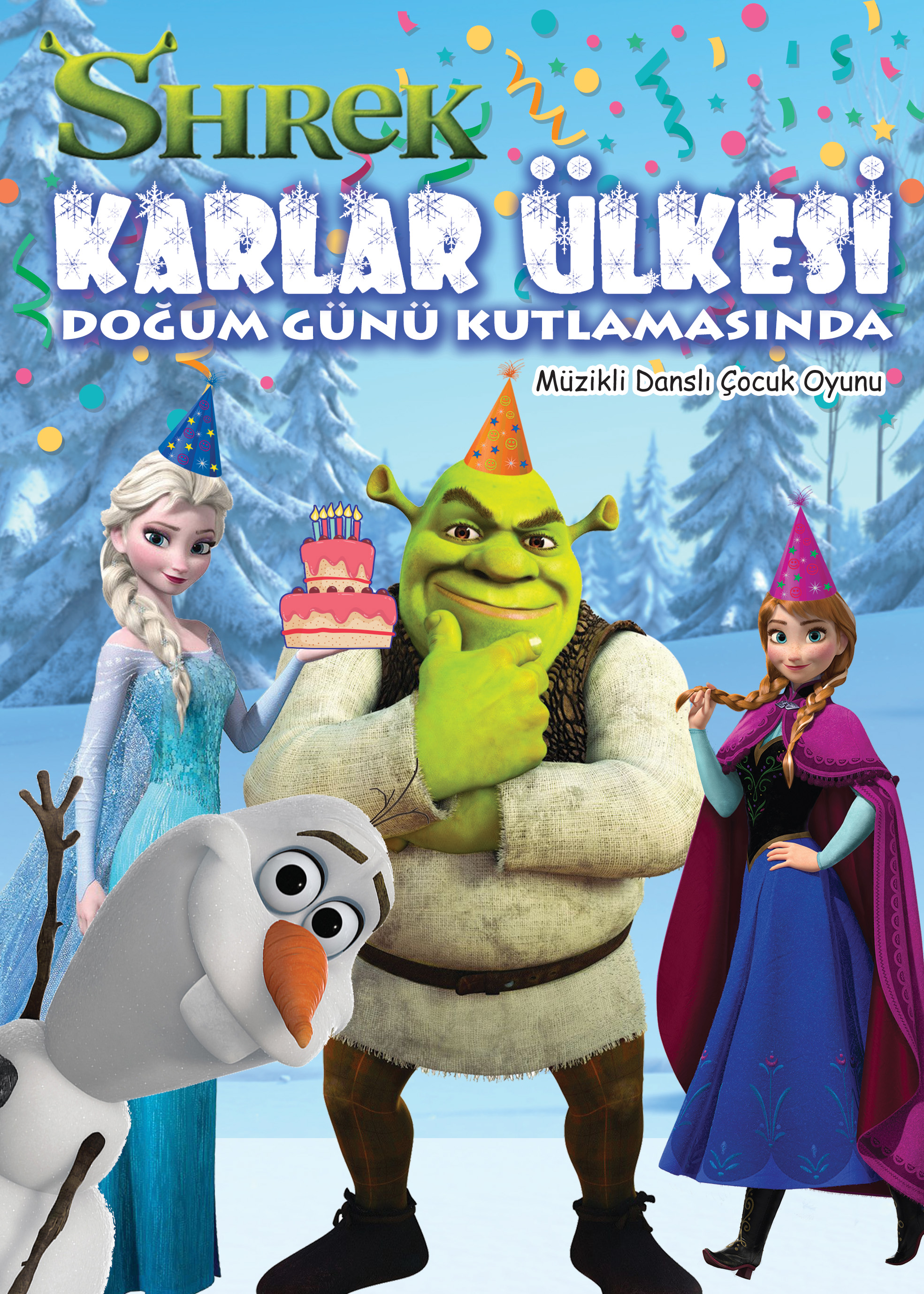 Shrek Karlar Ülkesi Doğum Günü Kutlamasında